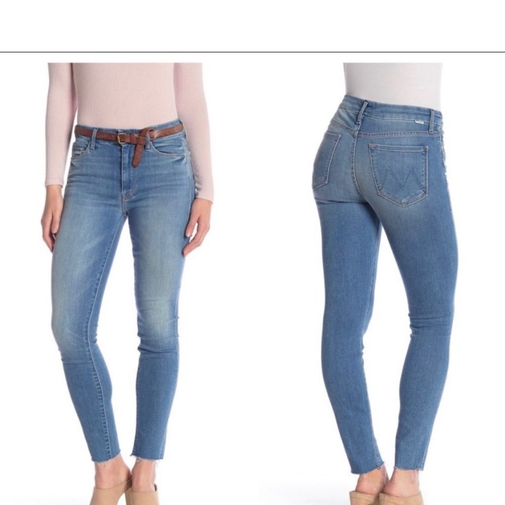 Mother The Looker Ankle Fray Jeans